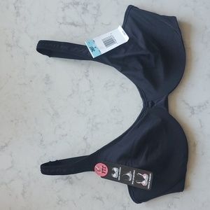 NWT - Lilyette by Bali black minimizer bra